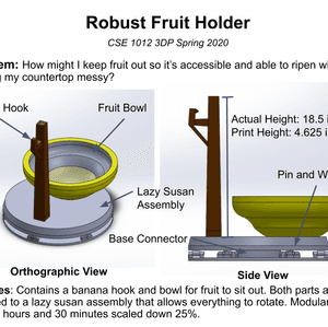 3d image of the robust fruit holder